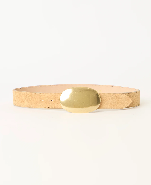 Bebh564 Myra Suede Belt - Light Camel