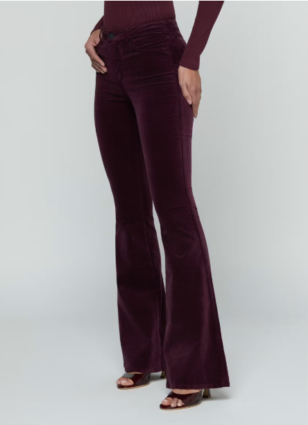 La2707 Marty Flare Pant - Deep Sangria
