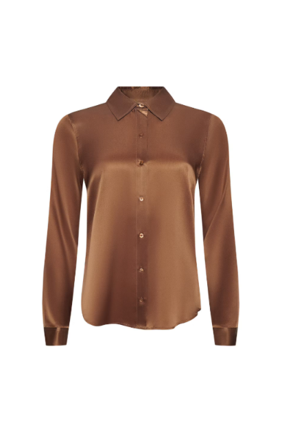La40223 Brandy Silk Blouse