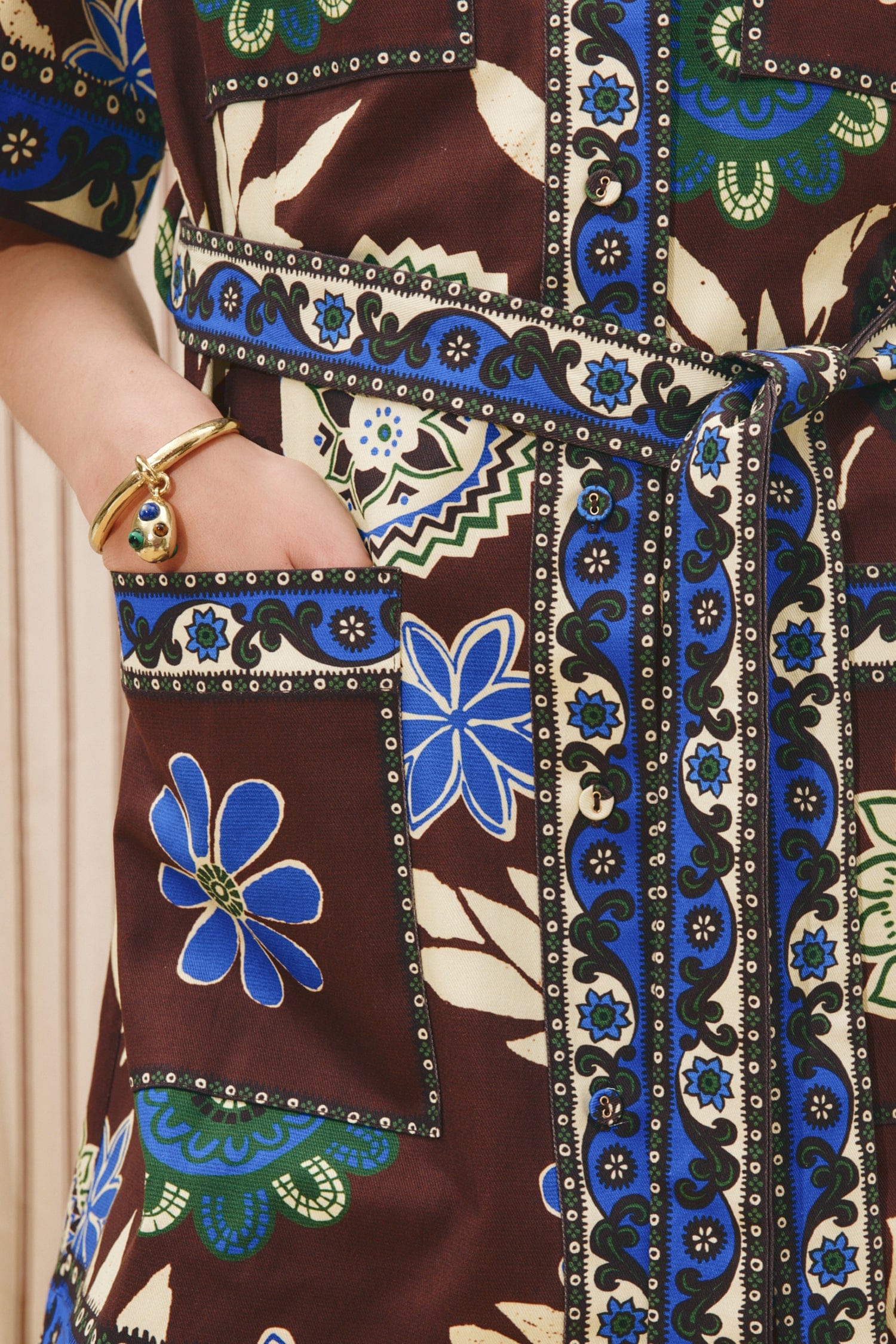 Al7061 Brown Mini Dress