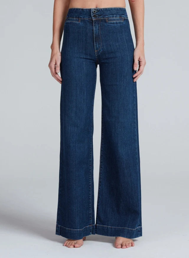 Asw1236 Brighton Wide Leg - Dark Stone