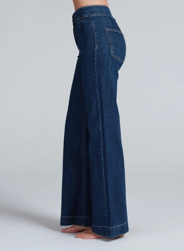 Asw1236 Brighton Wide Leg - Dark Stone