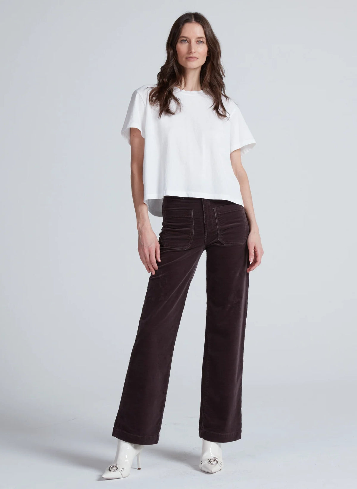 Asw1256 Sailor Corduroy - Chocolate