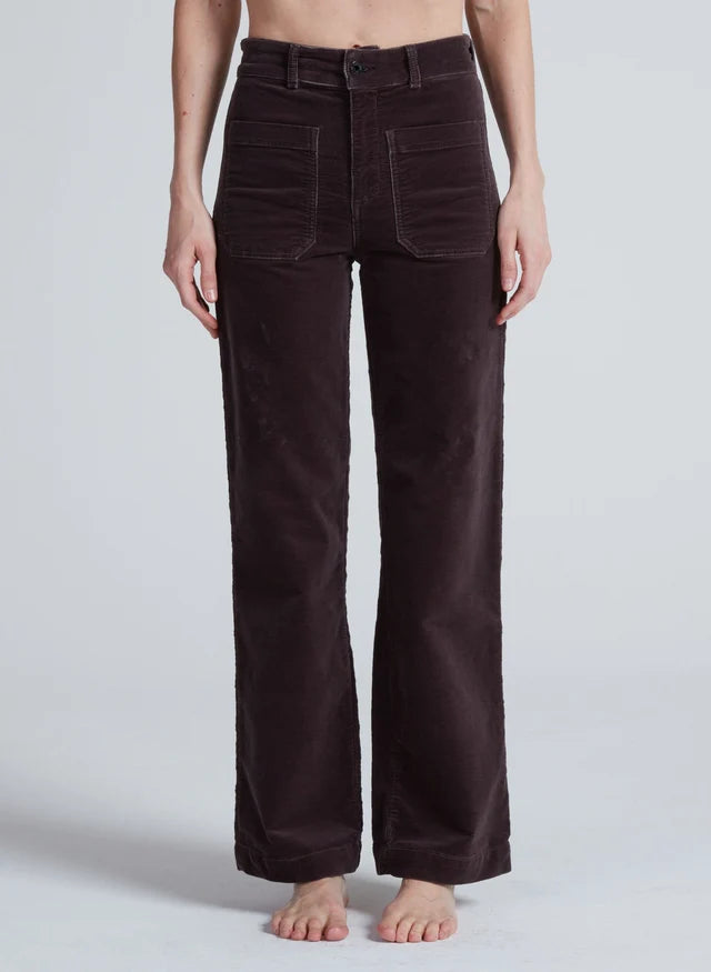 Asw1256 Sailor Corduroy - Chocolate