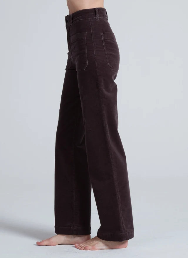 Asw1256 Sailor Corduroy - Chocolate