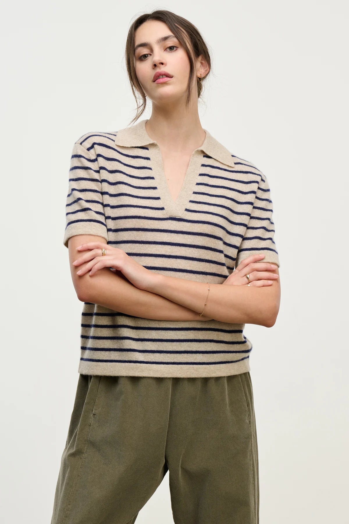 Veyael Cashmere Sweater Polo