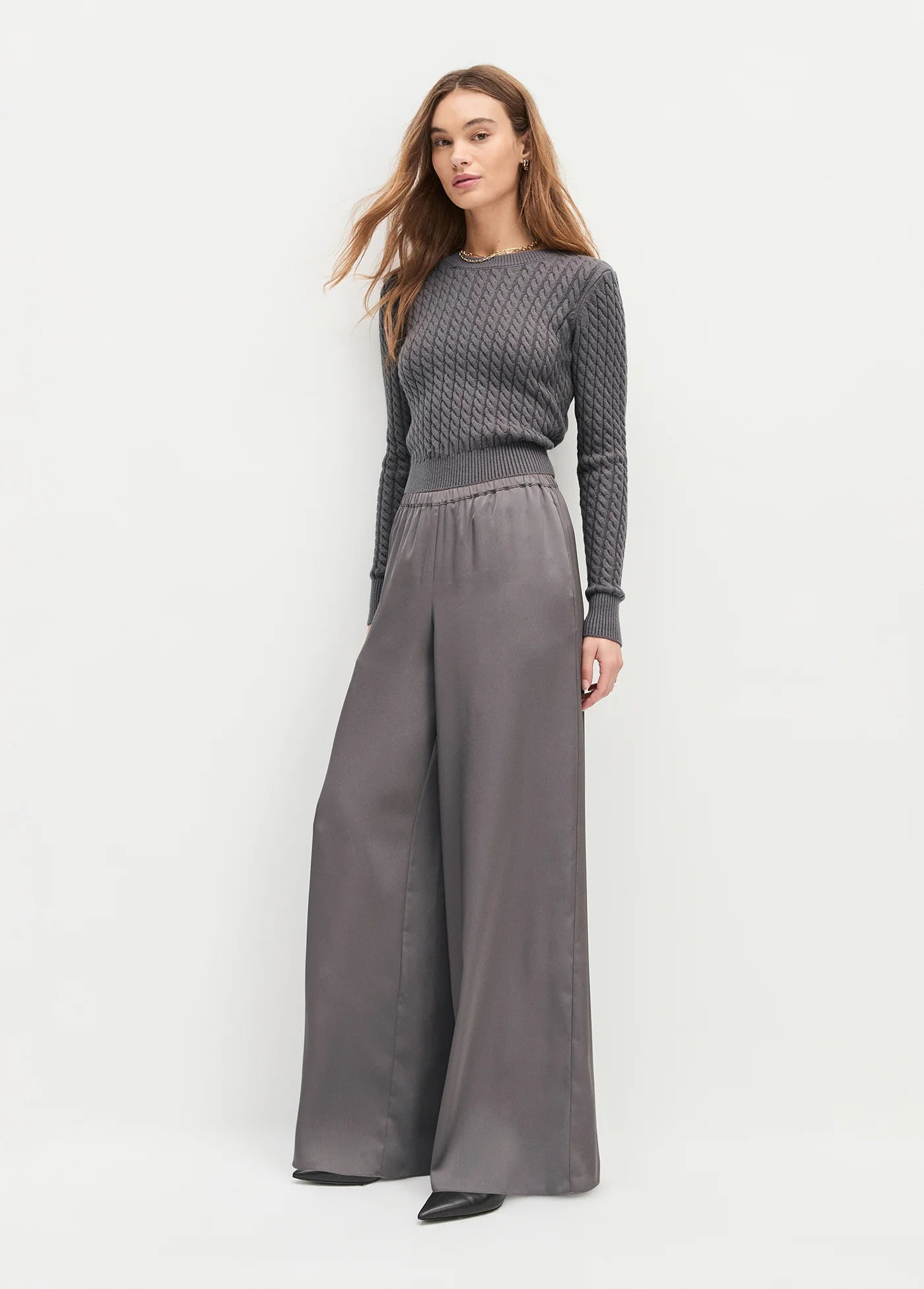 Fa3097 Grey Feel Good Sweater