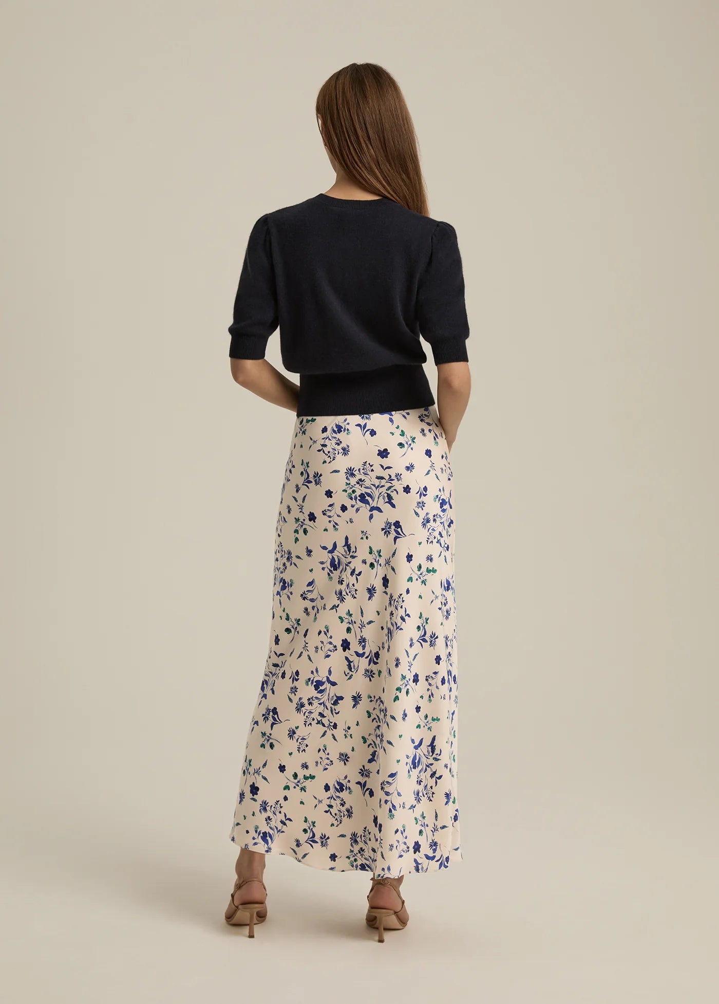 Fa8010 Floral Maxi Skirt