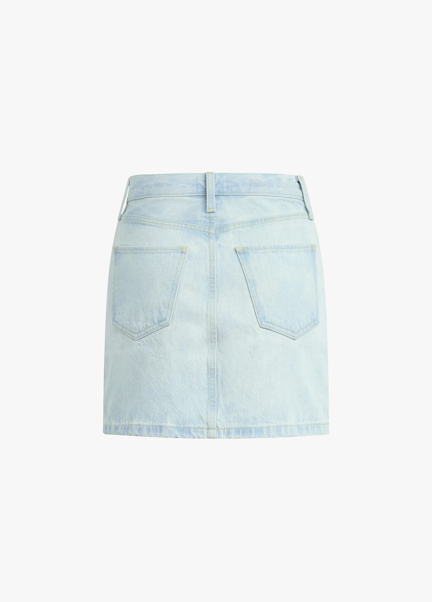 Fa2005 Light Wash Denim Skirt