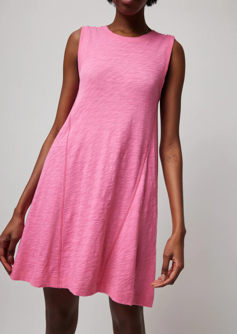 Ataw2460 ATM Pink Lotus Swing Dress