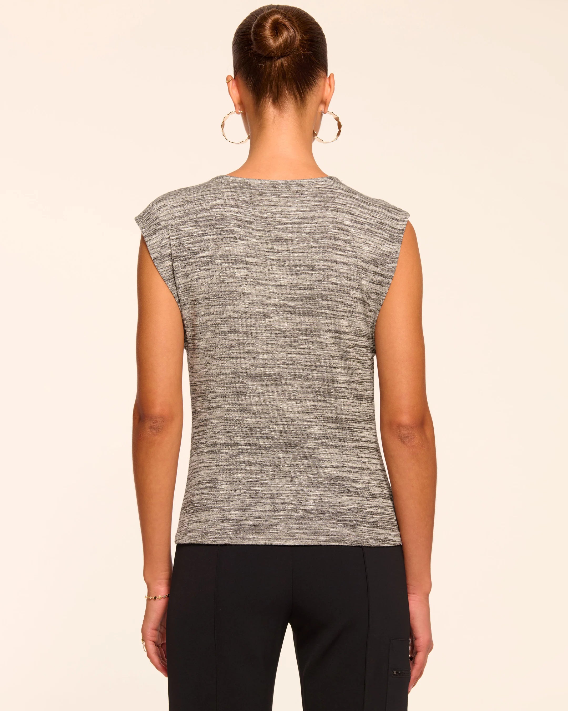 Raa2004 Knit Cowl Neck Top