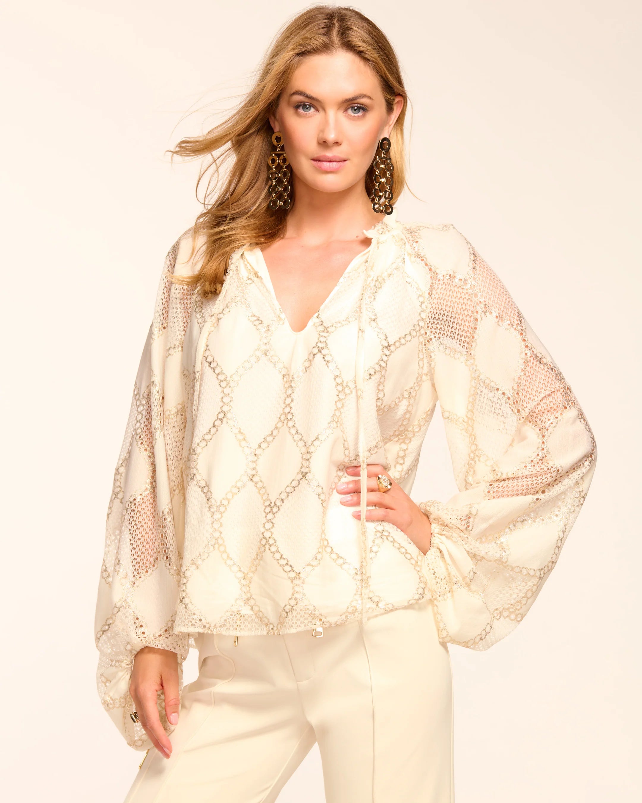 Raa2012 Lurex Lace Top