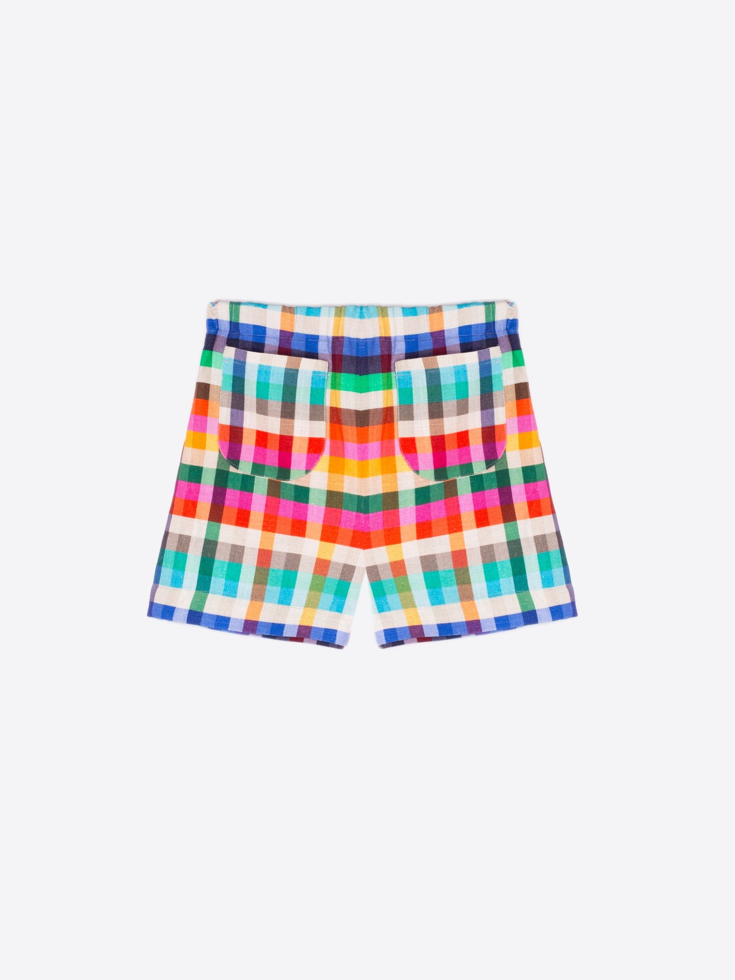 Vi32148 Madras Multi Shorts