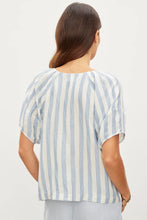Load image into Gallery viewer, Vekaty Striped Linen Top
