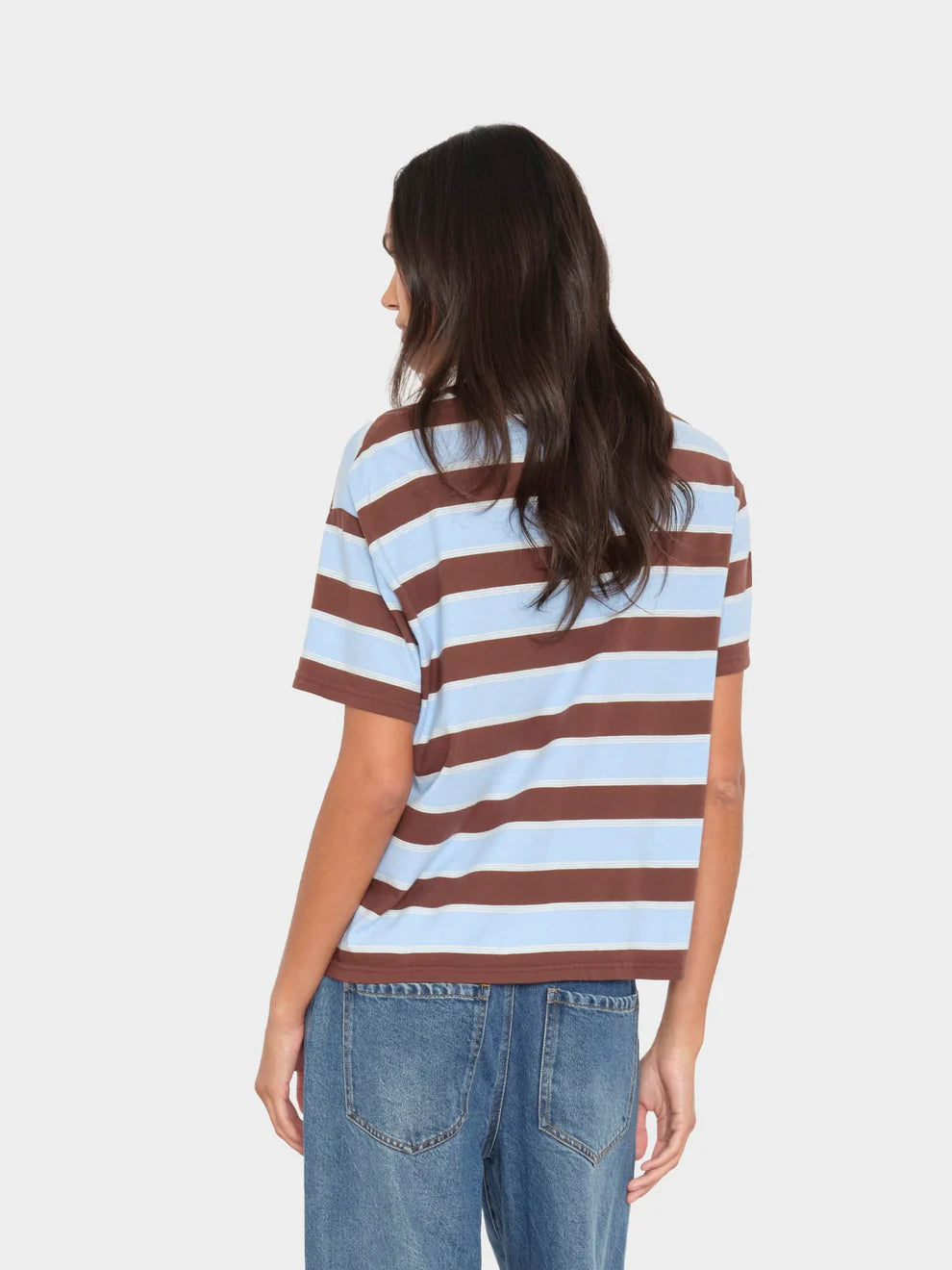 Xix047 Topaz Sky Striped Tee