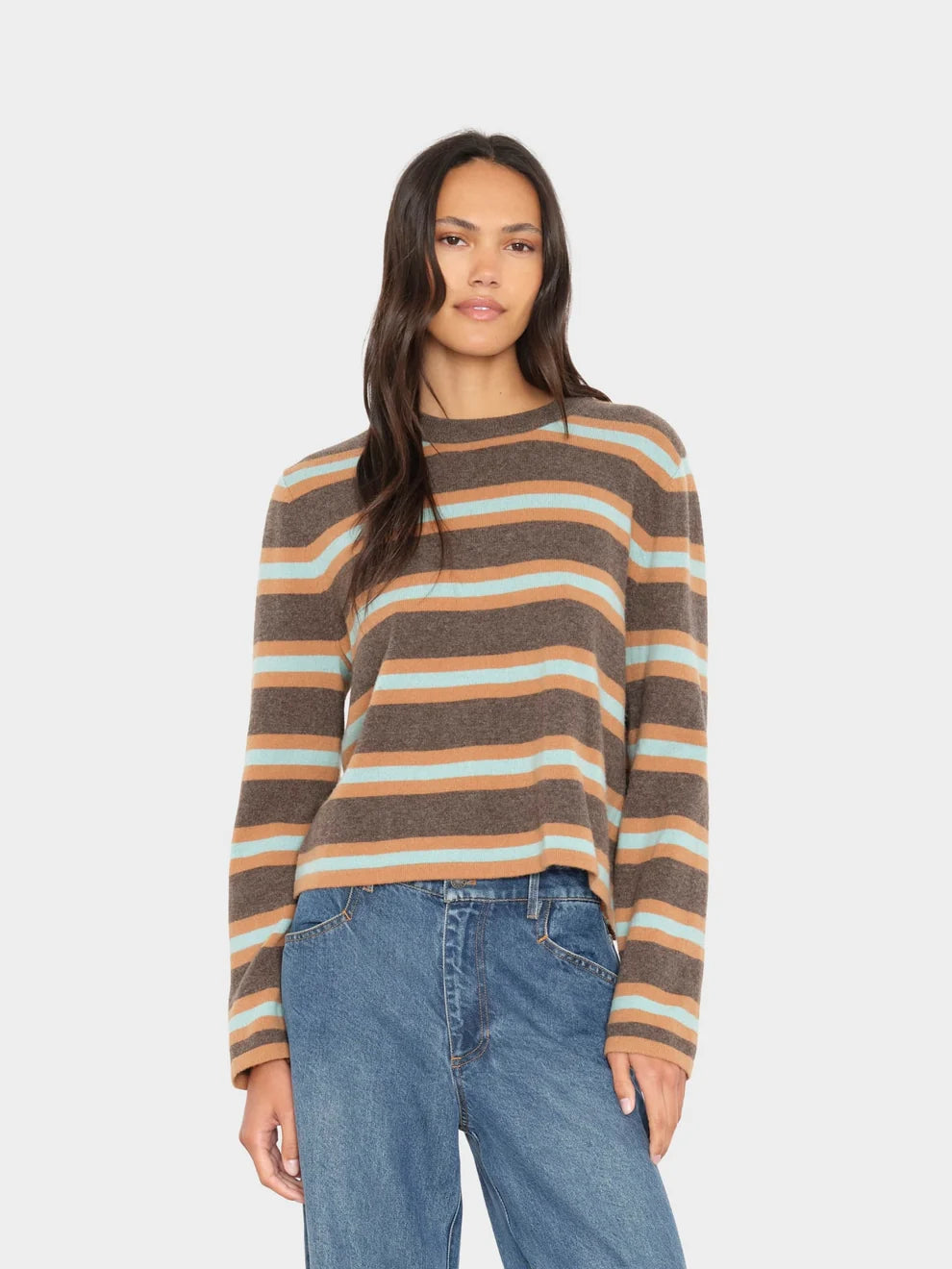 Xix046 Mint Stripe Sweater
