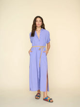 Load image into Gallery viewer, Xix4ctp114 Periwinkle Poplin Shirtdress
